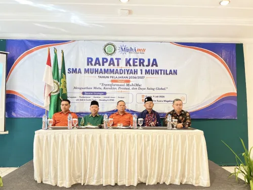 Rapat Kerja SMA Muhammadiyah 1 Muntilan Siapkan Transformasi Sekolah Berdaya Saing Global