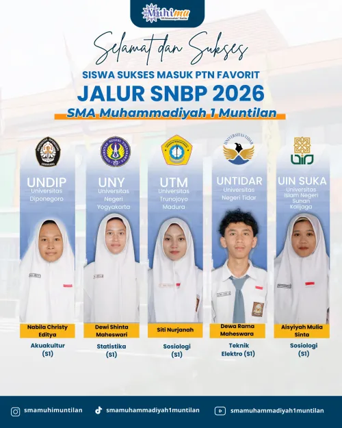 Siswa Lolos Seleksi SNBP 2026 